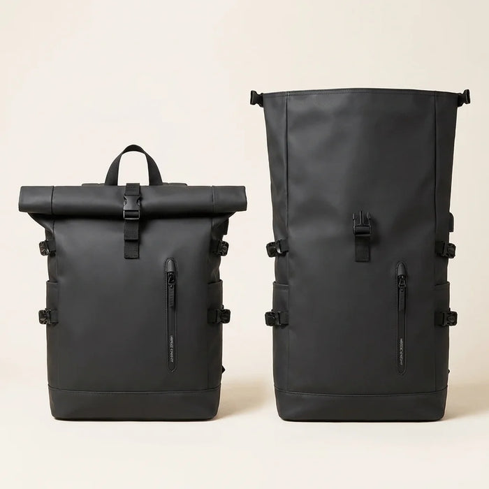 DS Elevate 27L Rolltop Rugzak – rolltop half uitgerold