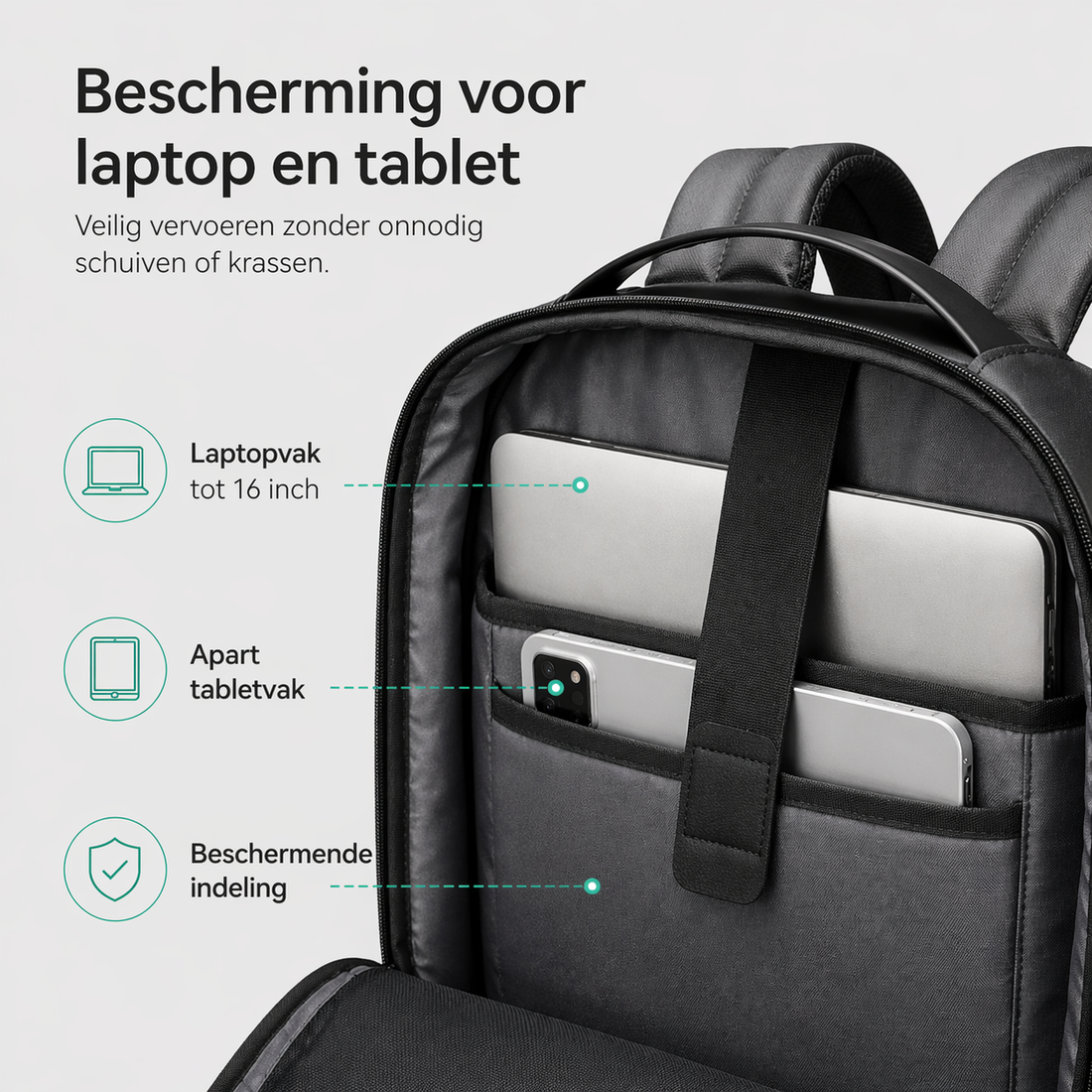 DS Lite – 18L Laptoprugzak 16 inch
