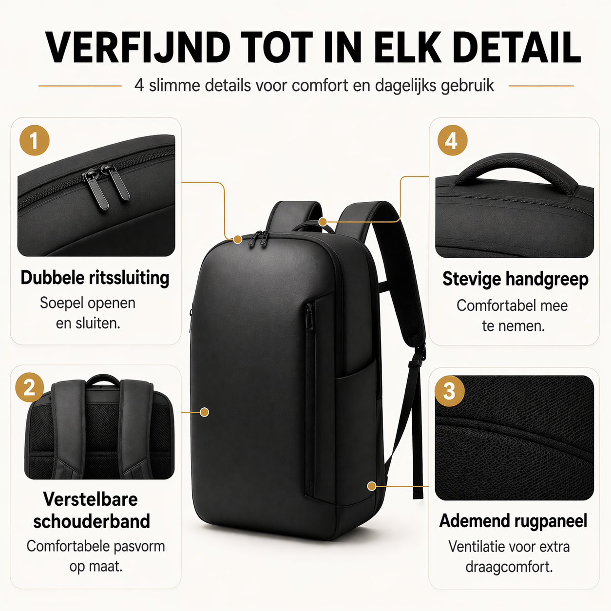 DS Shield – 22L Laptoprugzak 16 inch