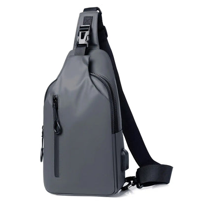 DS Sling – Crossbody Tas met USB grijs