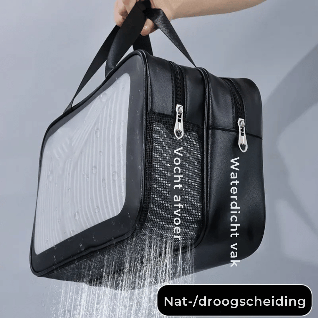 DS Split – Transparante Toilettas