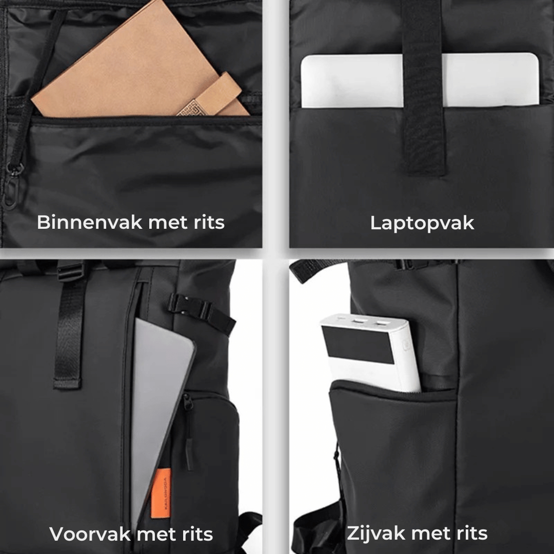 PeakRoll – 25L Rolltop Rugzak 15.6"