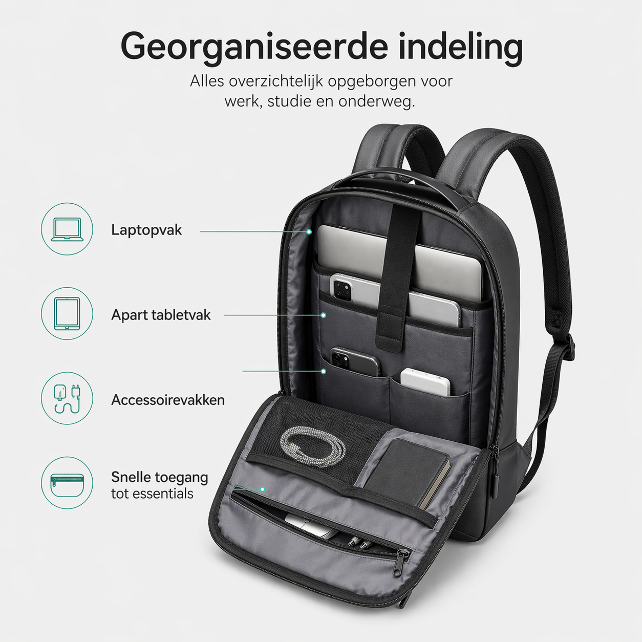 SwiftLite – 18L Laptoprugzak 16"