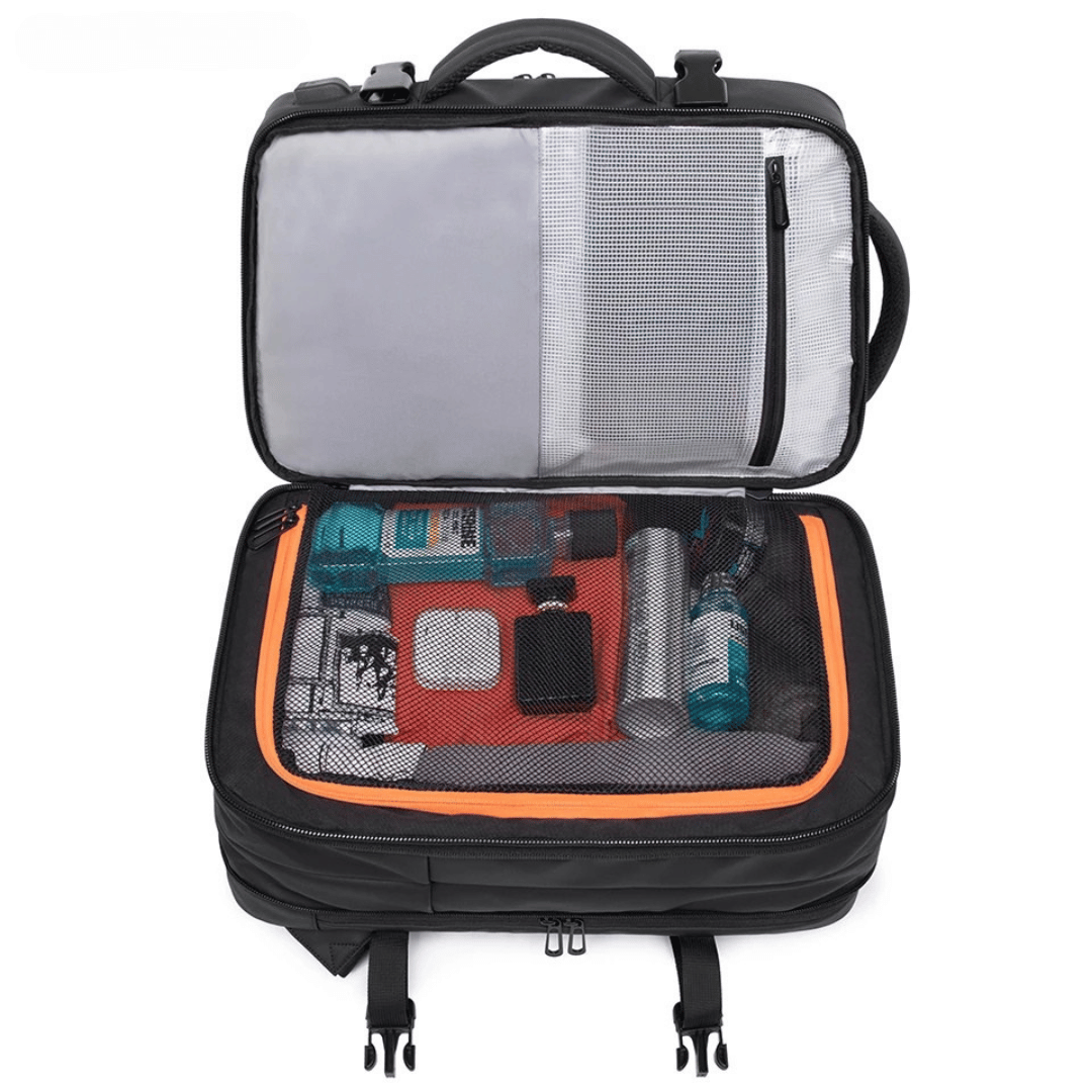 Dutchsuitcase Explorer rugzak zwart