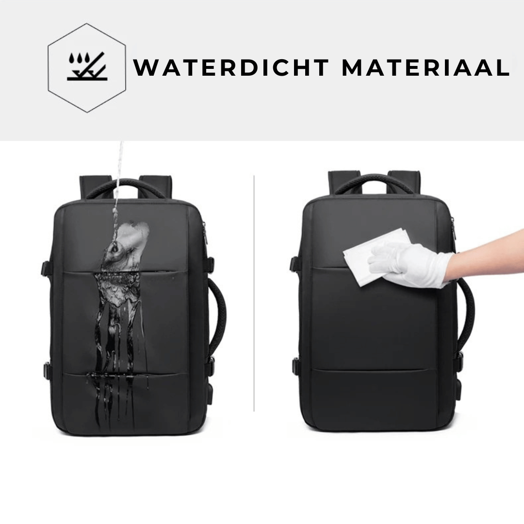 Dutchsuitcase Explorer rugzak zwart