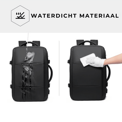 Dutchsuitcase Explorer rugzak zwart