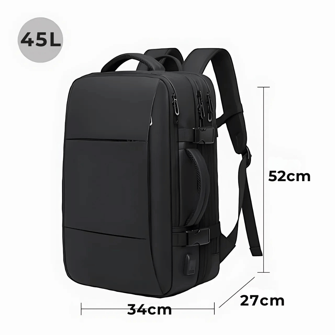 Dutchsuitcase Explorer rugzak zwart