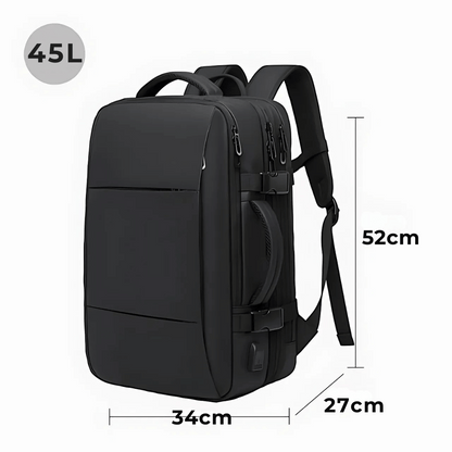 Dutchsuitcase Explorer rugzak zwart