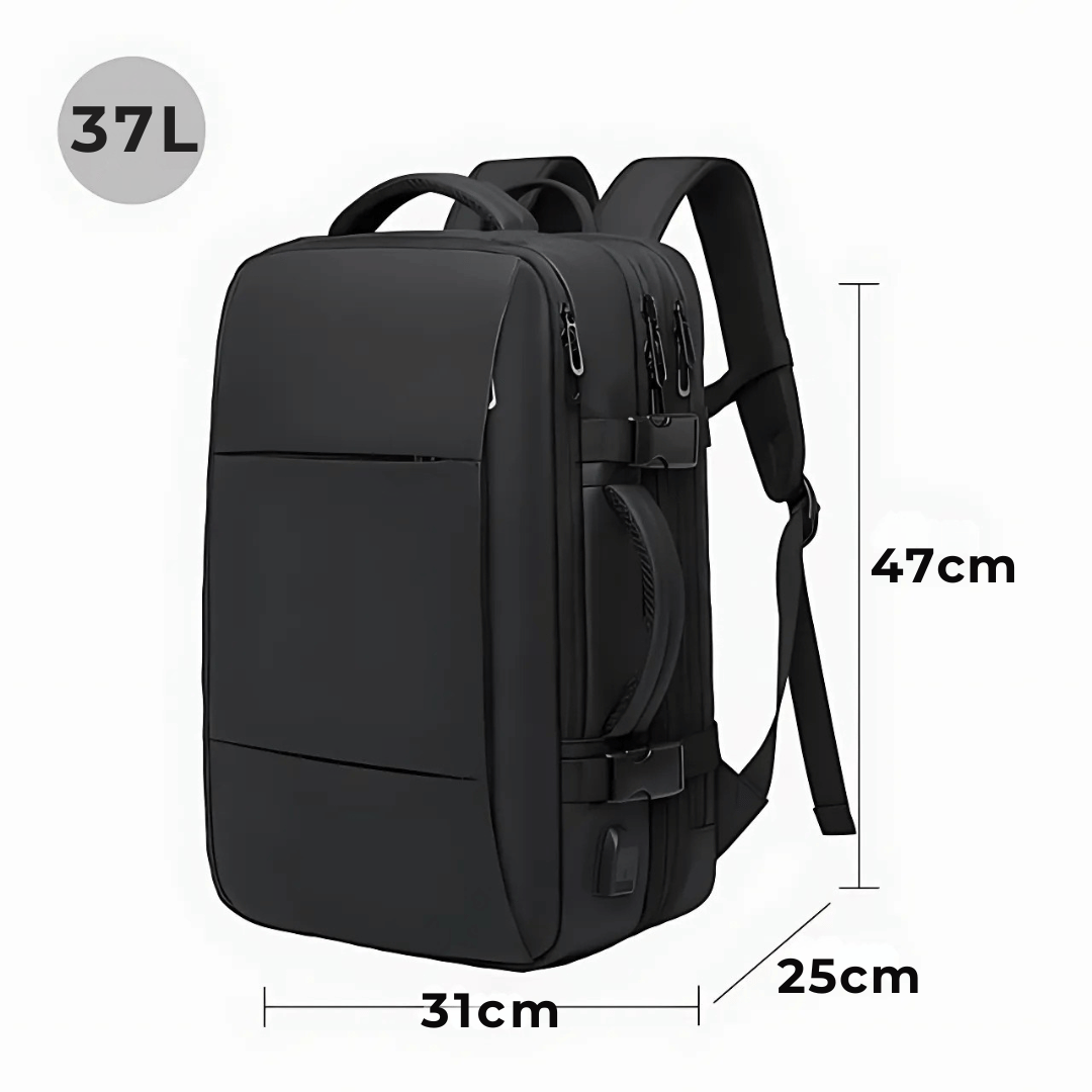 Dutchsuitcase Explorer rugzak zwart