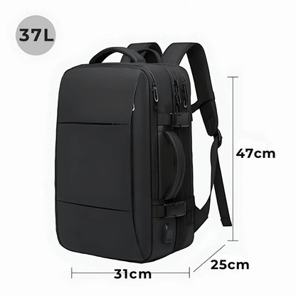 Dutchsuitcase Explorer rugzak zwart