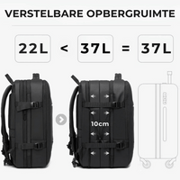 Dutchsuitcase Explorer rugzak zwart