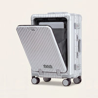 DS Front handbagage koffer met open voorvak en laptophoes: laptop pakken zonder de koffer open te leggen