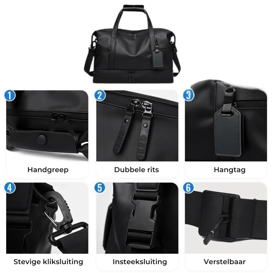 Urban Voyage – 45L Reistas met Schoenenvak